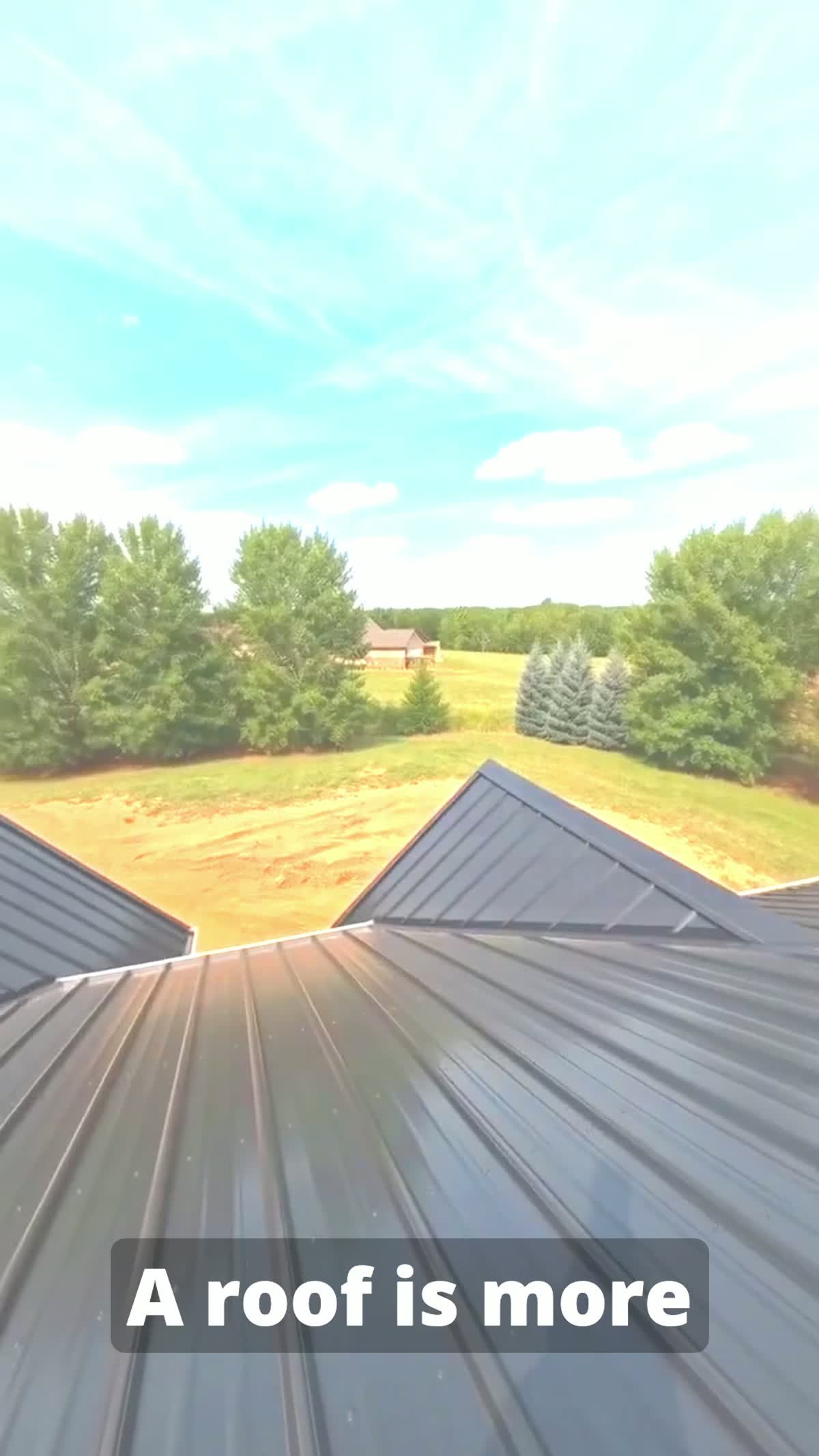 Roofing imagery from the Gordy Roofing social edit